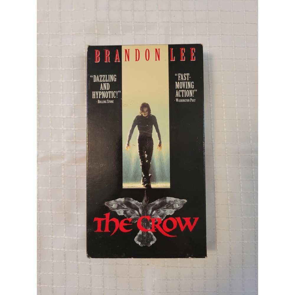 The Crow VHS 1994 Brandon Lee C/FP Video Cult Classic Action Fantasy Rated R